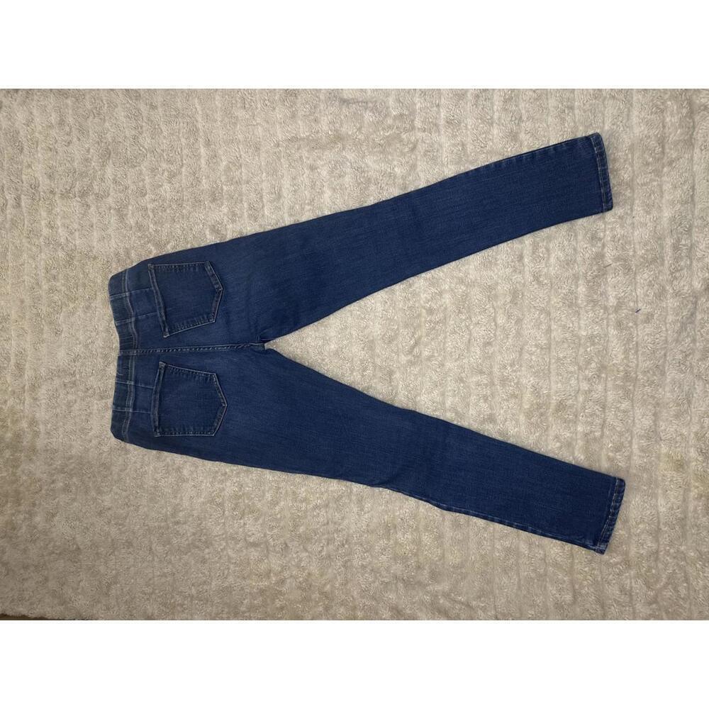 Free People medium wash pleated pull-on skinny denim jeans Size 28 - Picture 4 of 6